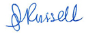 Leigh Russell Signature
