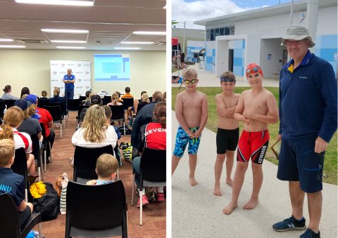 Trevor Verran Presenting / Swimmers Trevor Verran Presenting / Swimmers